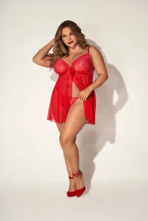 Ashley Sheer Babydoll Plus