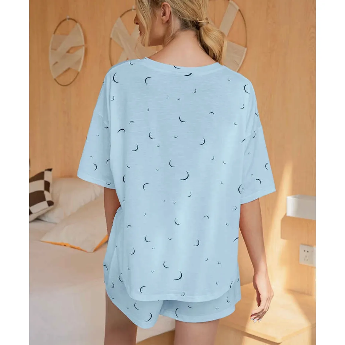Blue Moon High Low Pajama Set
