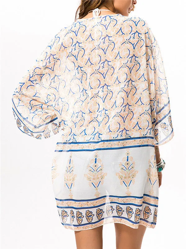 Bohemia Chiffon Beach Cardigan
