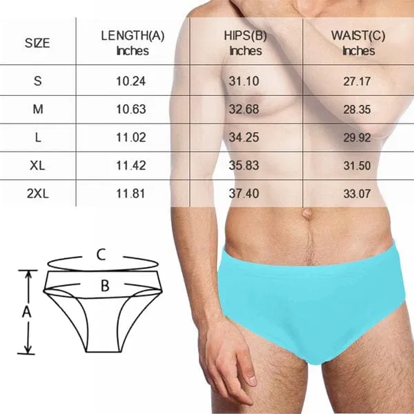 Custom Funny Swim Shorts with Personalized Name Milk Flowing Black Men's Triangle Swim Briefs for Summer Athletic