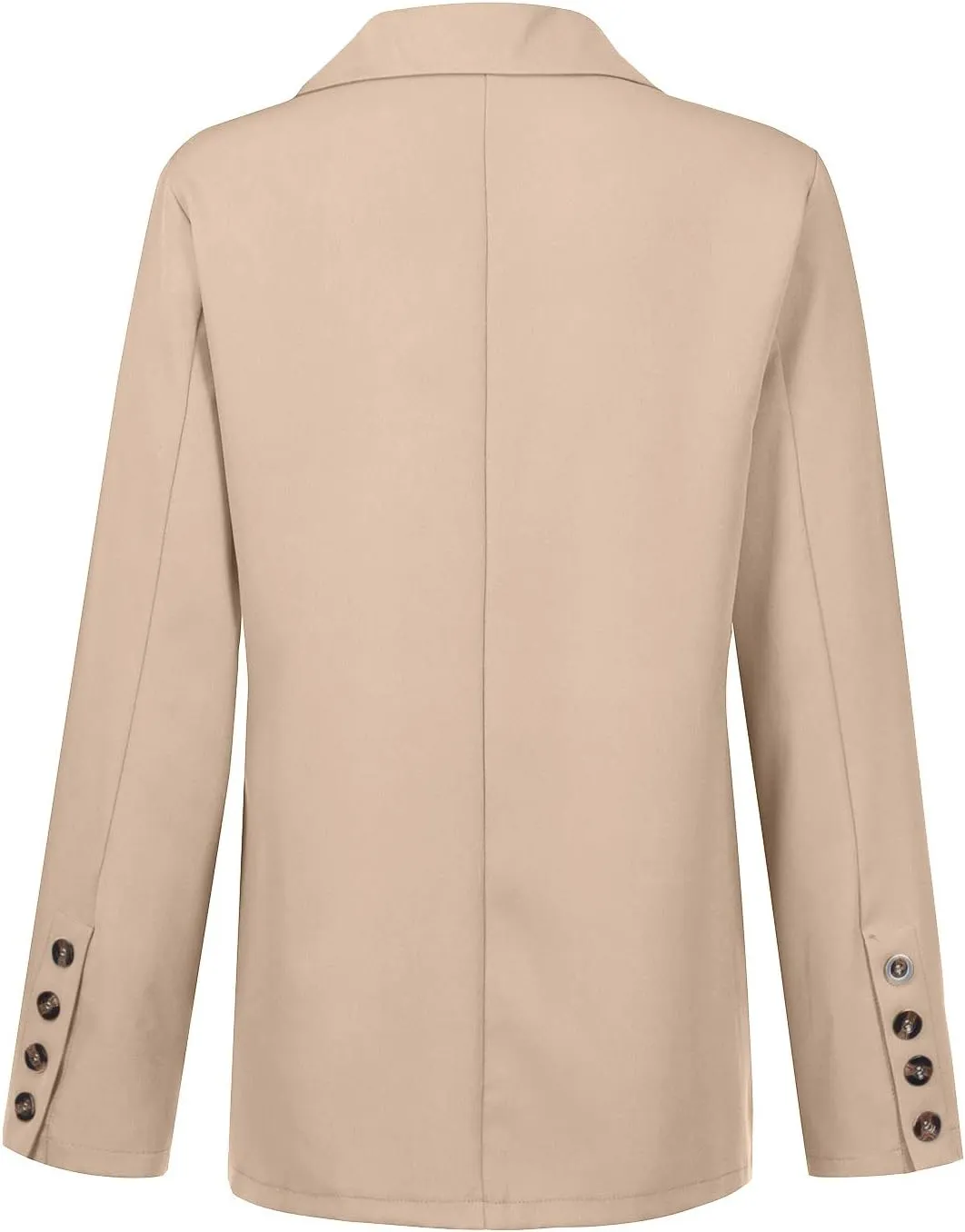 Firzero Blazers for Women Business Casual 2024 Plus Size Coats Dressy Loose Button Down Cardigan Work Suit Jacket with Pocket