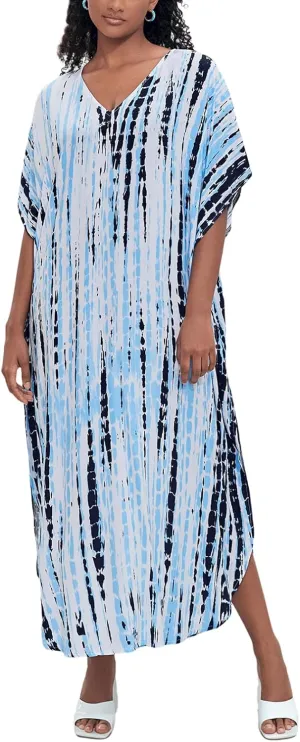 Kaftan for Women Plus Size Bathing Suit Cover up Batwing Dress Loose fit Moroccan Caftan mumu Dresses for Women