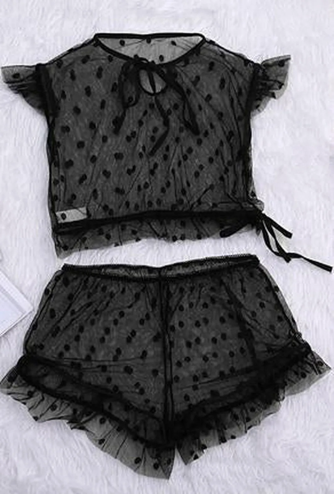 KEY - MIDRIFF LINGERIE SET