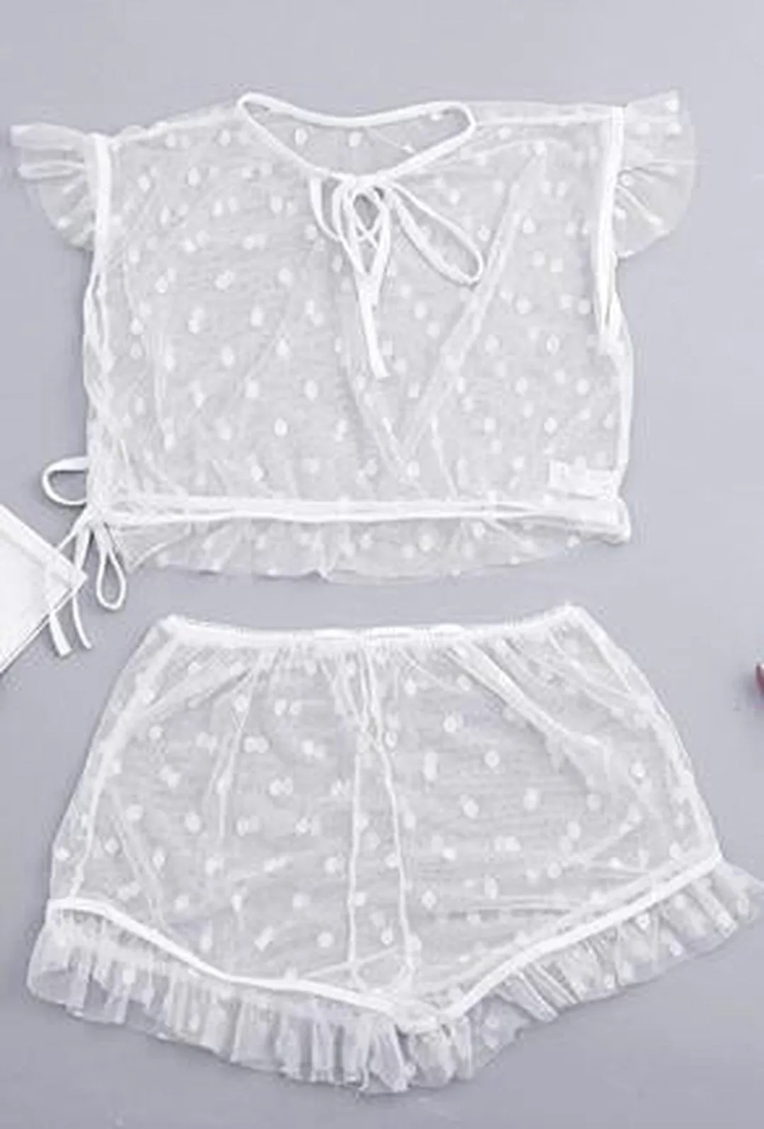 KEY - MIDRIFF LINGERIE SET