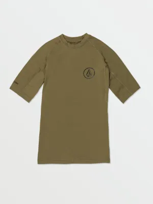 Lido Solid Short Sleeve Shirt - Military