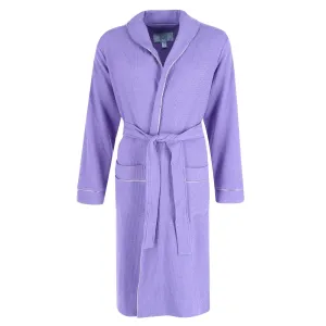 Majestic International Women's Waffle Knit Shawl Robe