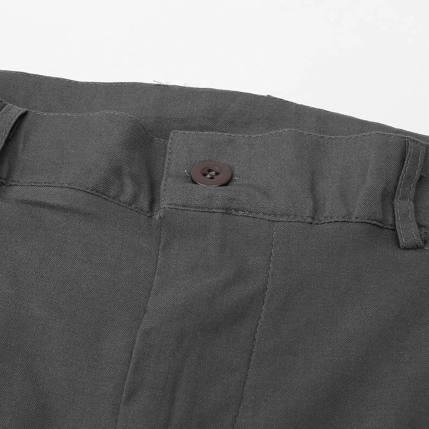 Men's Corduroy Flared Pants Breathable Lightweight Flat Front Bell-Bottoms Streetwear Casual Comfy Bootcut Trousers