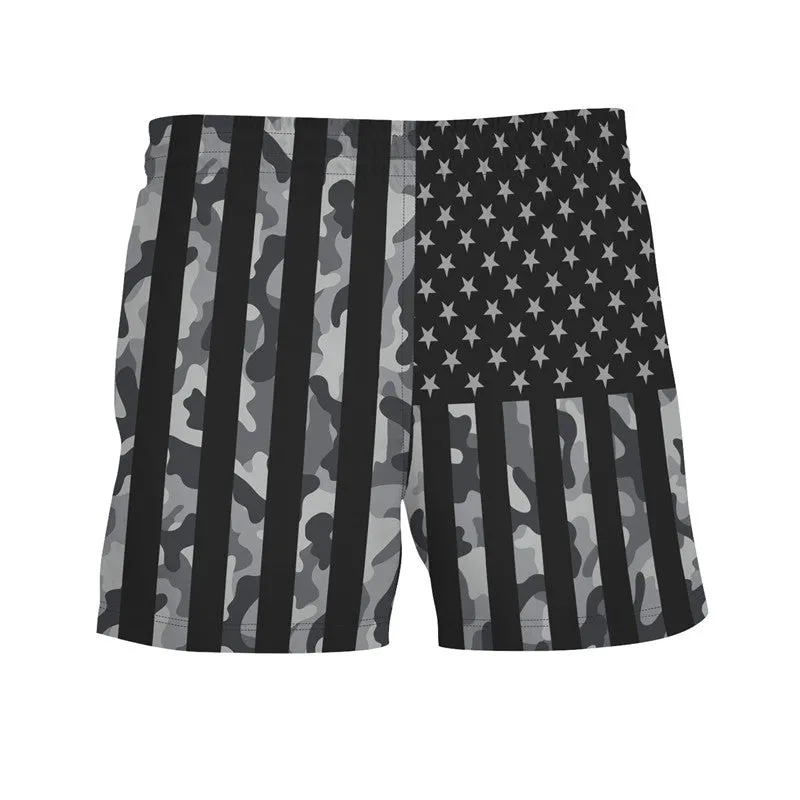 Men's Sportwear Quick Dry Board Shorts with Lining