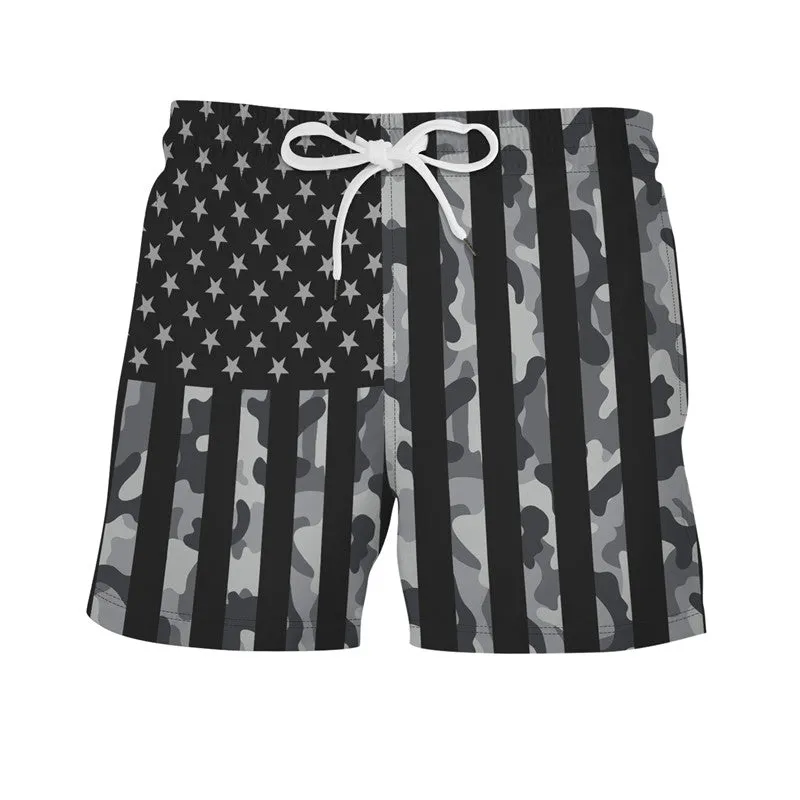 Men's Sportwear Quick Dry Board Shorts with Lining