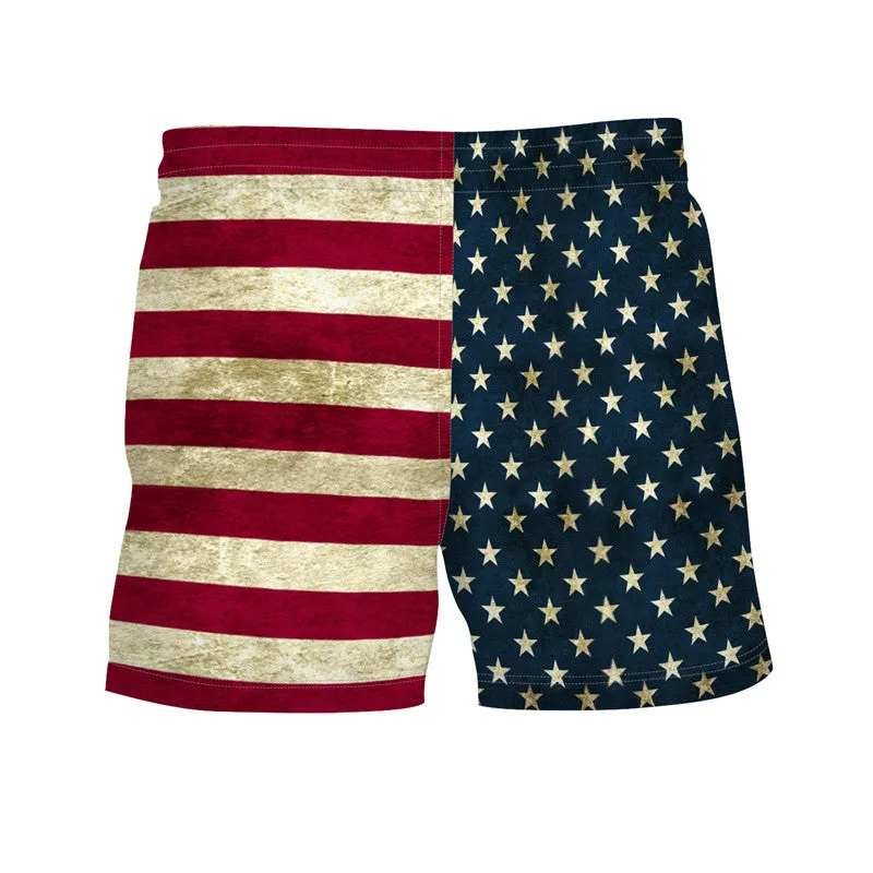 Men's Sportwear Quick Dry Board Shorts with Lining