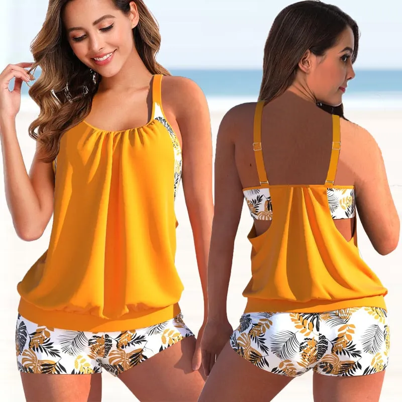 Mia | Two-tone tankini set