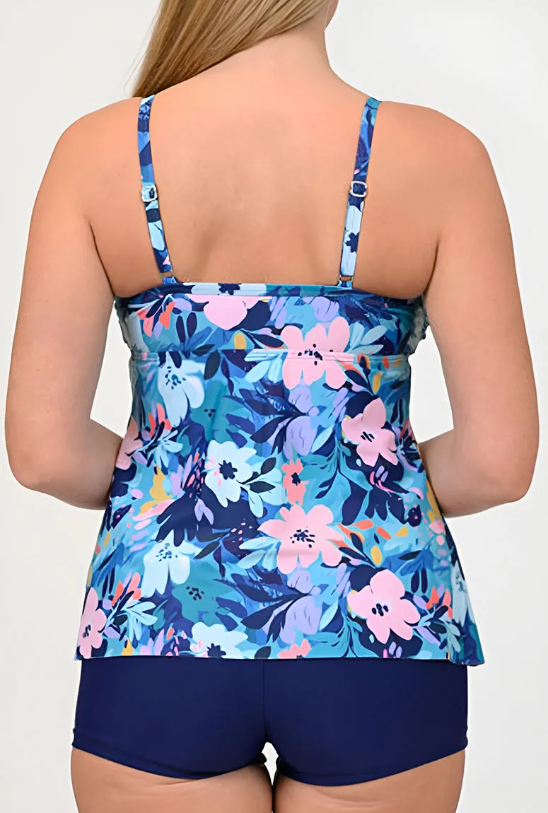 MS-TK239 - Wholesale Women's Fly Away Two-Piece Tankini Set