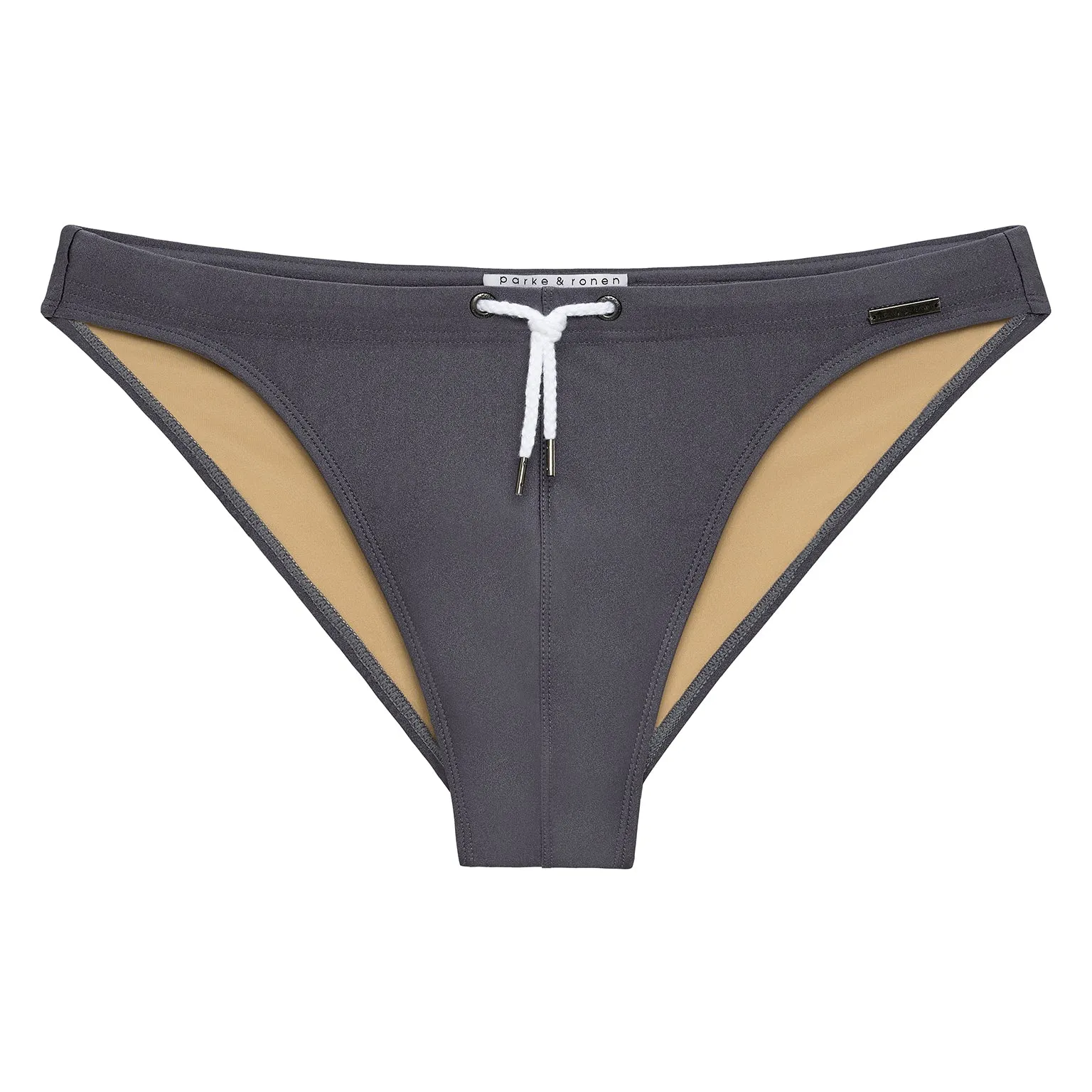 NEW RESORT '25- New Charcoal Solid Blade Bikini