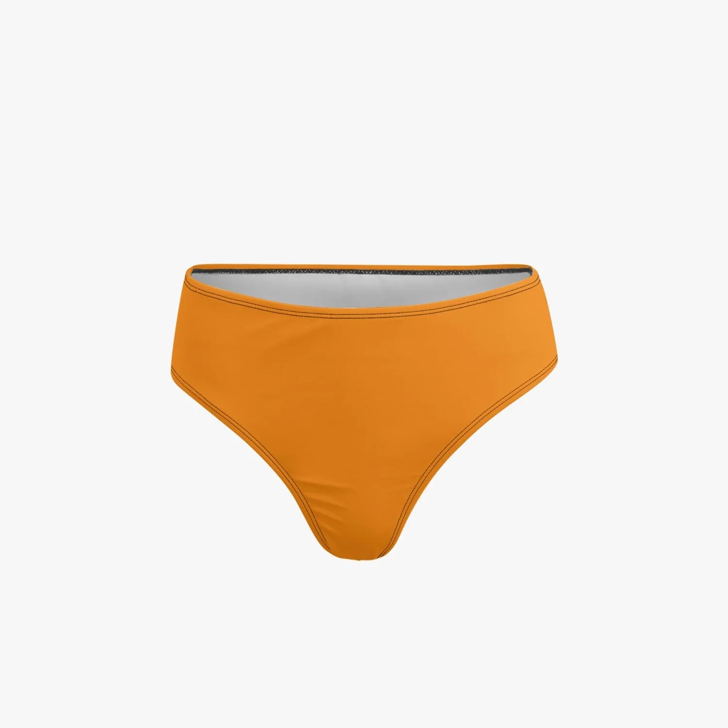 Orange Paisley | Halter Top Two-Piece Tankini Swimsuit