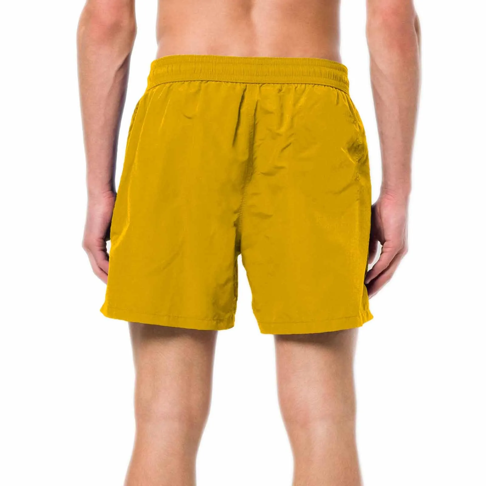 Personalized Swim Trunks Custom Swimming Trunks Custom Face Yellow Background Sexy Men's Quick Dry Swim Shorts