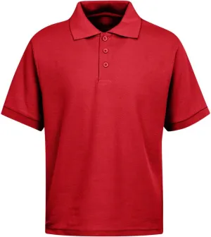 Premium Wear Boys School Uniform Short Sleeve Stain Guard Polo Shirt