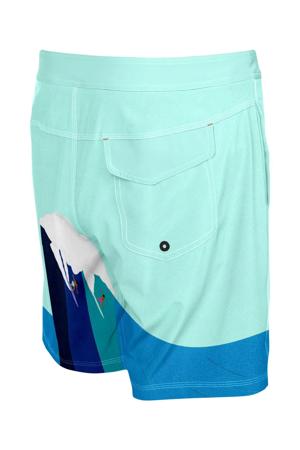 SAXX Betawave 9" Swim Shorts 19” SXSW02L-BRG (Blue Riding Giants)