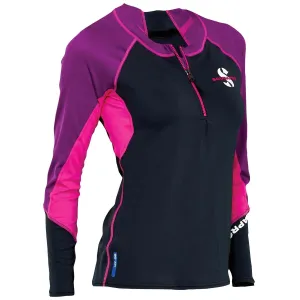 Scubapro Womens C-Flow Long Sleeve Zippered Rash Guard