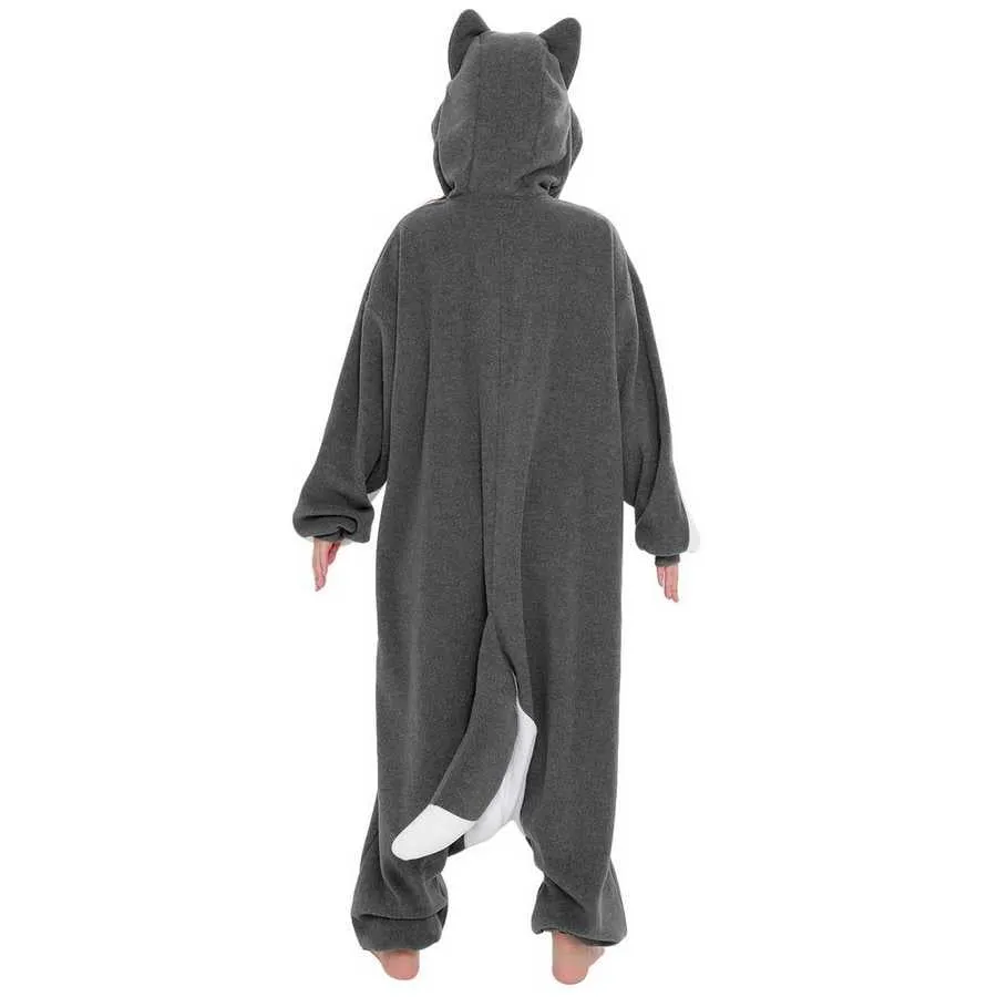 SIBERIAN HUSKY dog Kigurumi onesie- adult