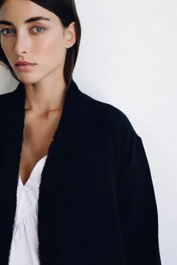 Soft Organic Cotton Gauze Robe - Maria