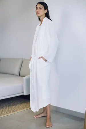 Soft Organic Cotton Gauze Robe - Maria