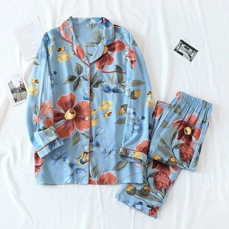 Summer Sleepwear Pajamas For Women's