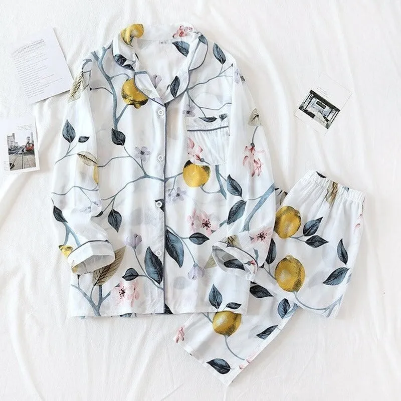 Summer Sleepwear Pajamas For Women's