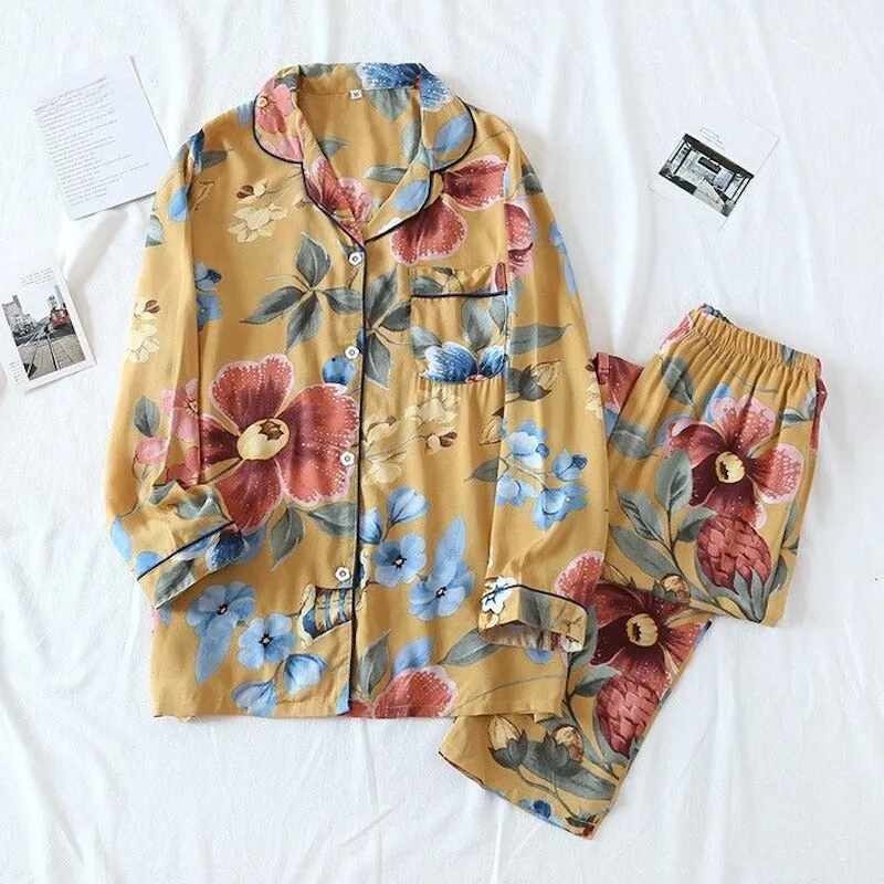 Summer Sleepwear Pajamas For Women's