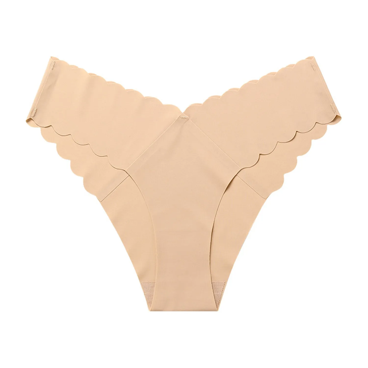Trend4us Seamless Scalloped Invisible Panties