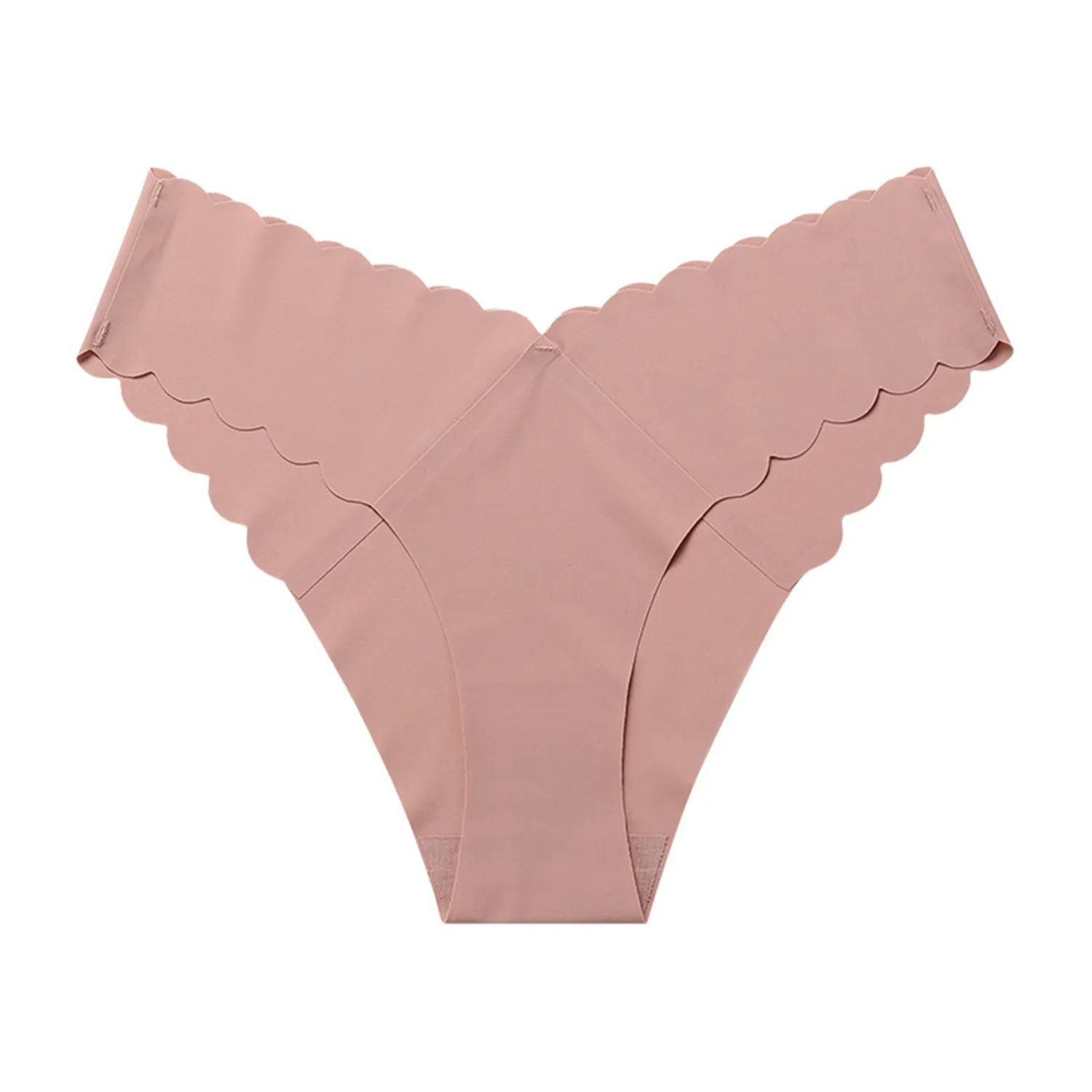 Trend4us Seamless Scalloped Invisible Panties