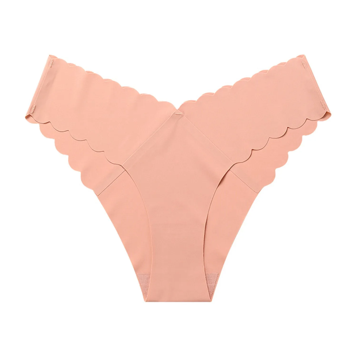 Trend4us Seamless Scalloped Invisible Panties