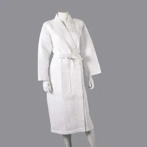 Unisex Lightweight Textured Waffle Robe