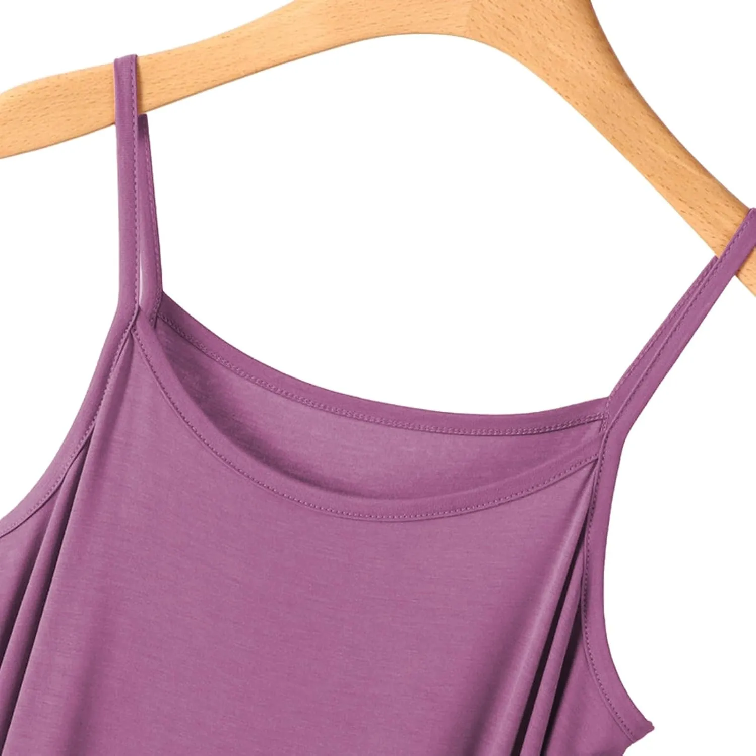 Women Full Slips Sexy Soft Slip Dress for Under Dress Spaghetti Strap Cami Slip Chemises V Neck Negligee Plus Size