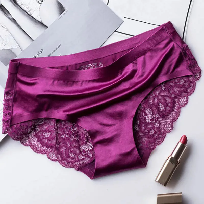 Women Lace Sexy Panties - Luxury Seamless Underwear, Low Waist Briefs