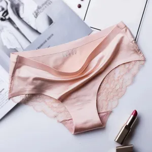 Women Lace Sexy Panties - Luxury Seamless Underwear, Low Waist Briefs