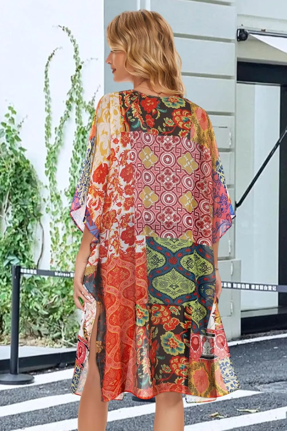 Women's Kimono Beach Cover up for Summer Bathing Suits Cardigans Casual Loose Swimwear