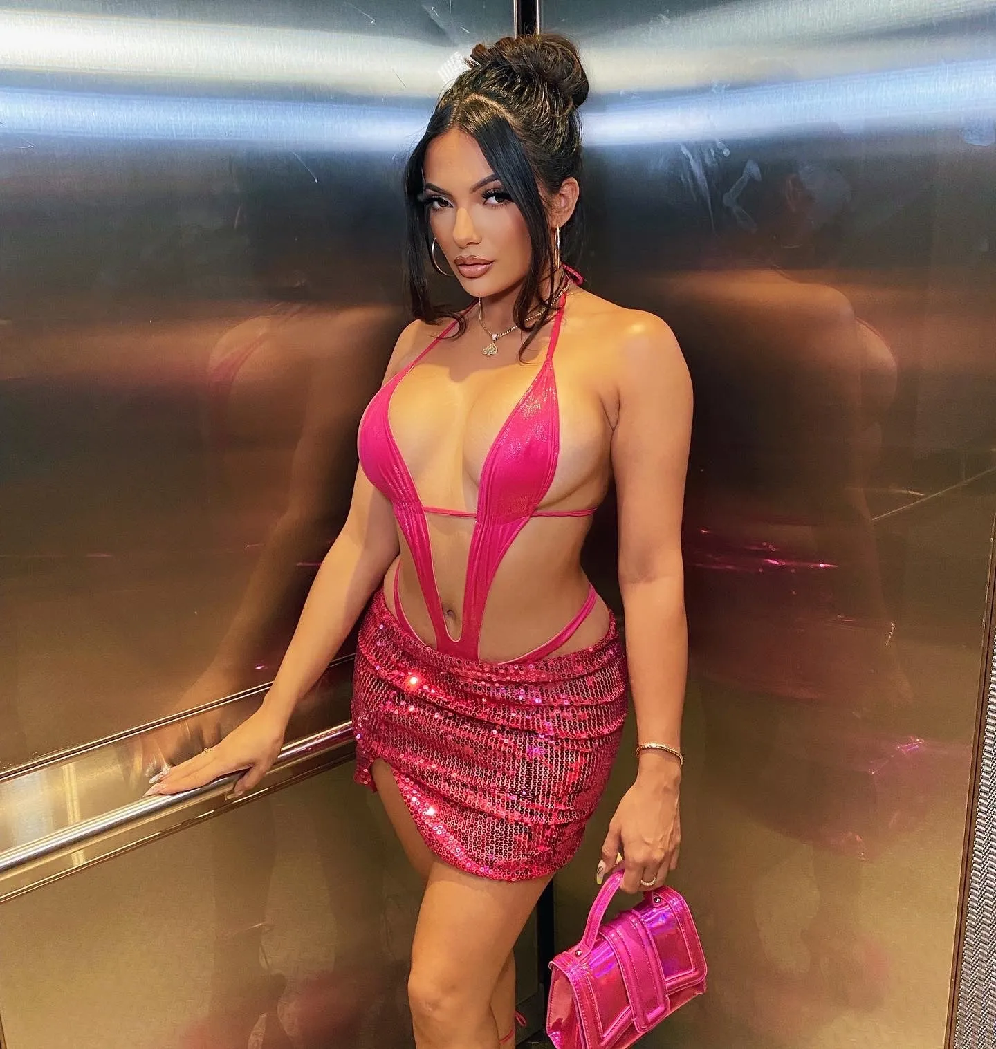 Yasmin Monokini - Pink