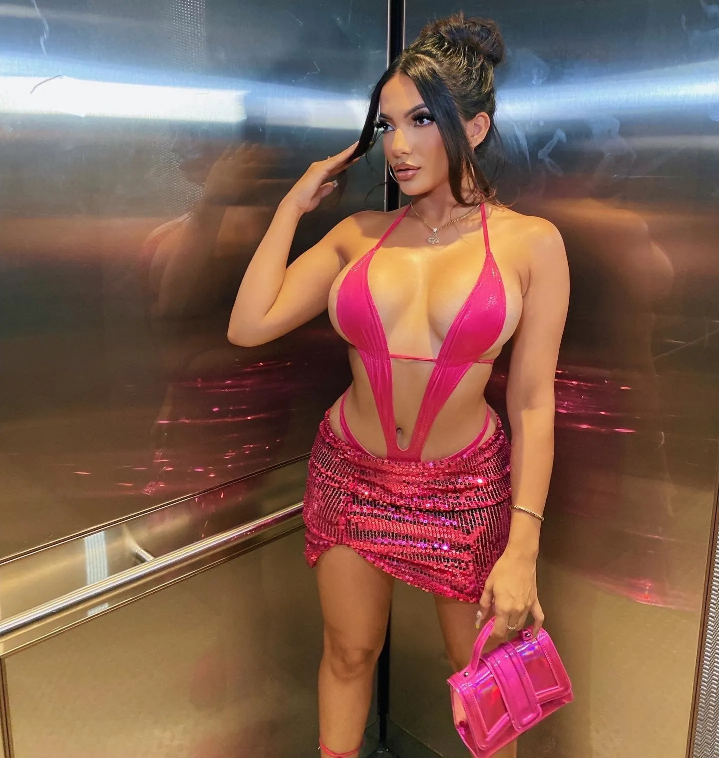 Yasmin Monokini - Pink
